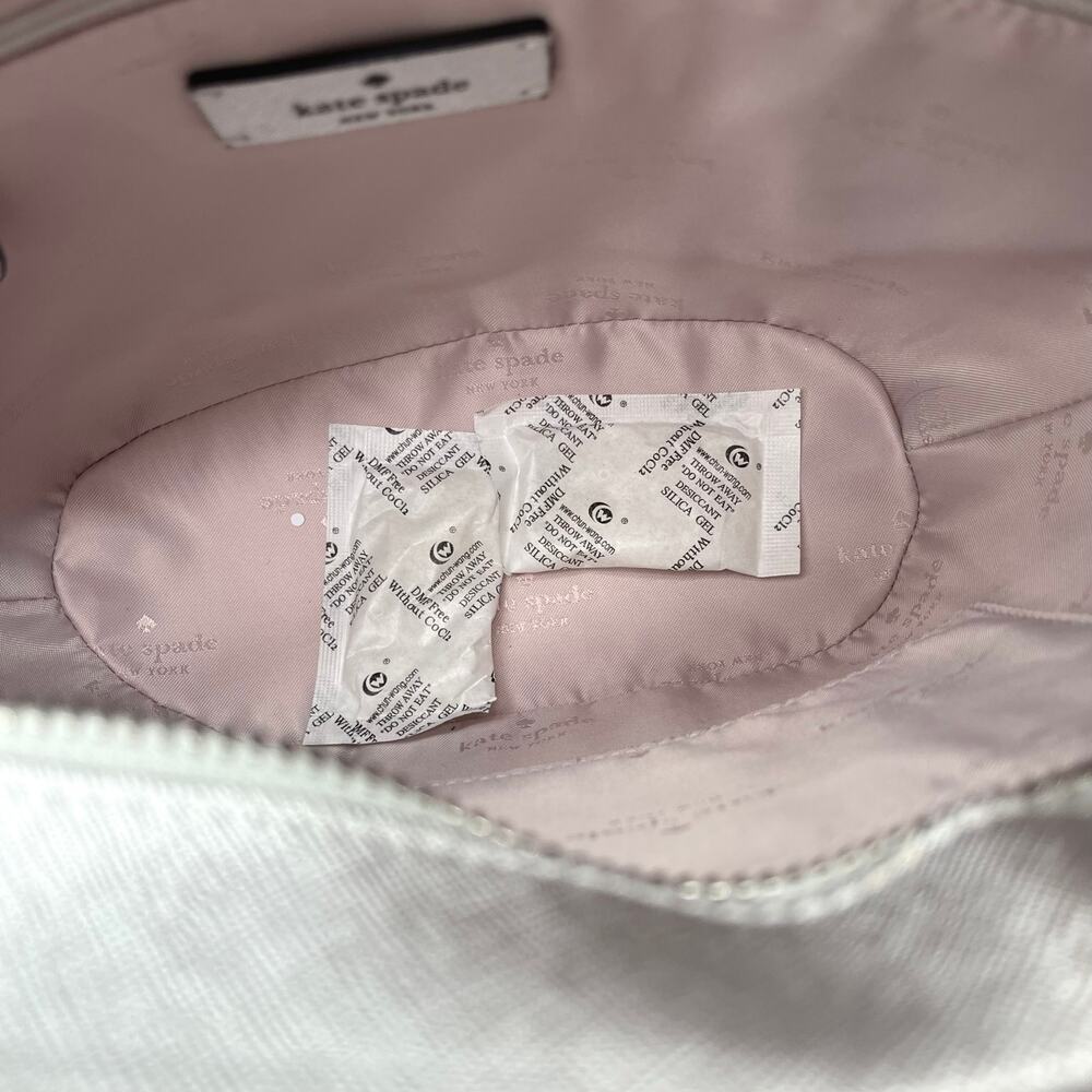 KATE SPADE Limited Edition NWT, Glimmer Satchel Lunar Light, $329 Retail - Picture 8 of 13